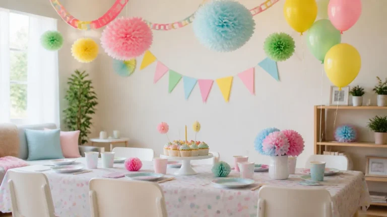 Lightweight Decoration Ideas for Children’s Party Designs